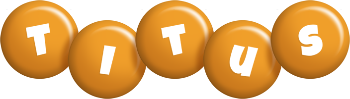 Titus candy-orange logo