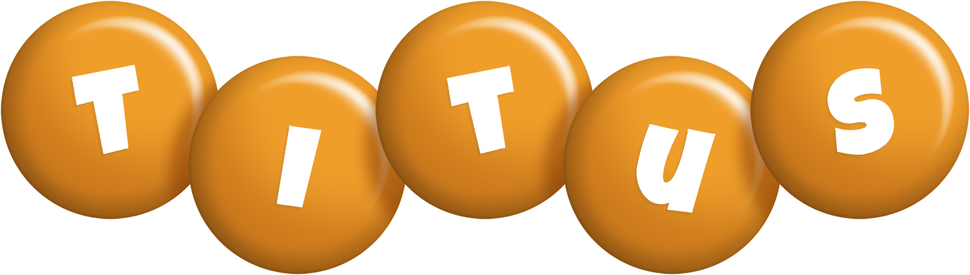 Titus candy-orange logo