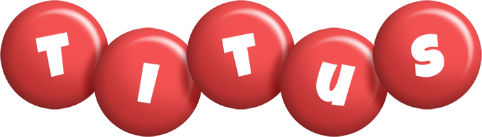 Titus candy-red logo