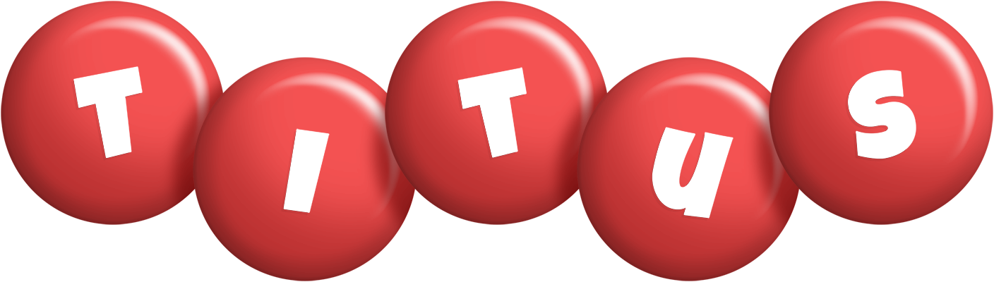 Titus candy-red logo