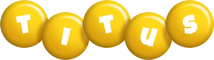 Titus candy-yellow logo