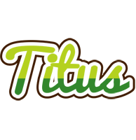 Titus golfing logo