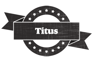 Titus grunge logo