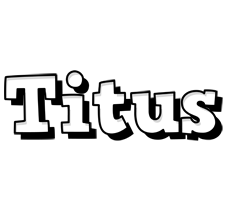 Titus snowing logo