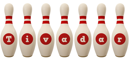 Tivadar bowling-pin logo