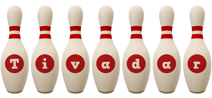 Tivadar bowling-pin logo