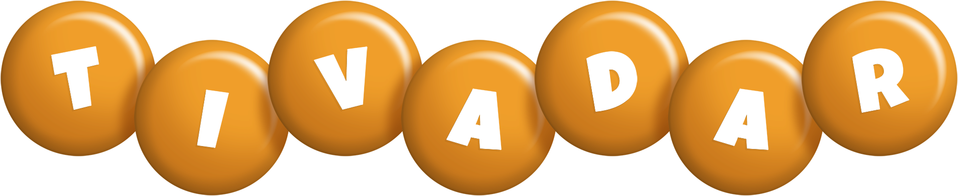 Tivadar candy-orange logo