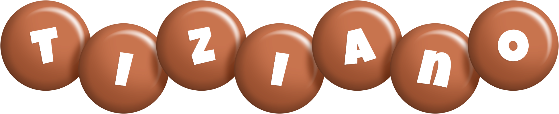 Tiziano candy-brown logo