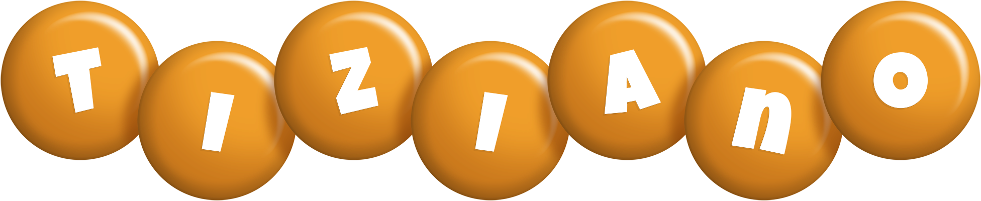 Tiziano candy-orange logo