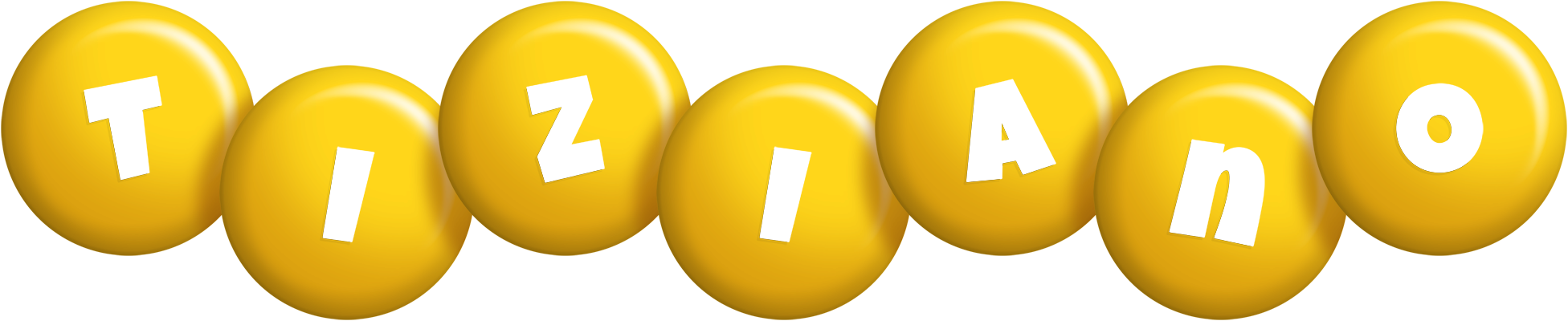 Tiziano candy-yellow logo