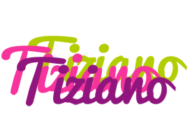 Tiziano flowers logo