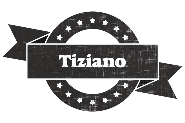 Tiziano grunge logo