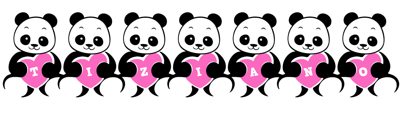 Tiziano love-panda logo