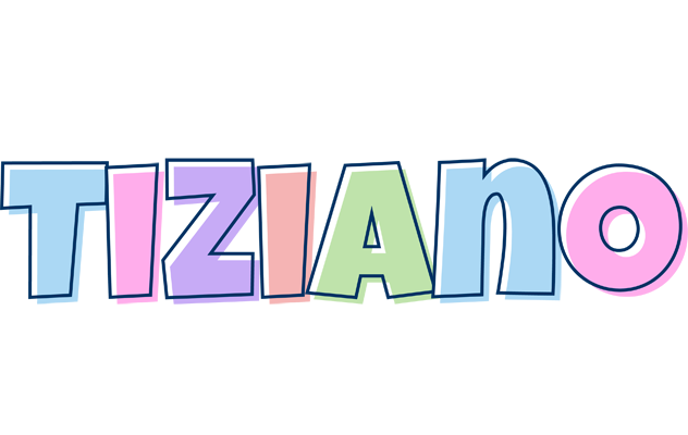 Tiziano pastel logo