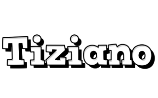 Tiziano snowing logo