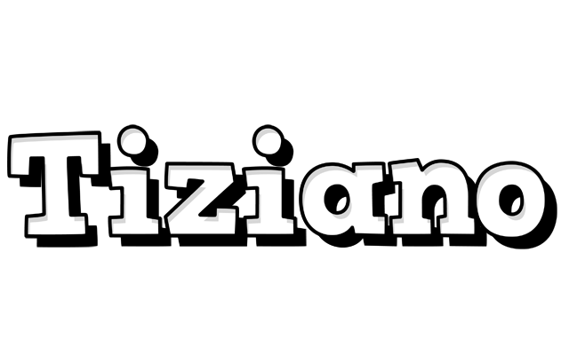 Tiziano snowing logo