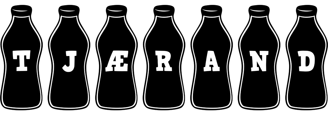 Tjærand bottle logo