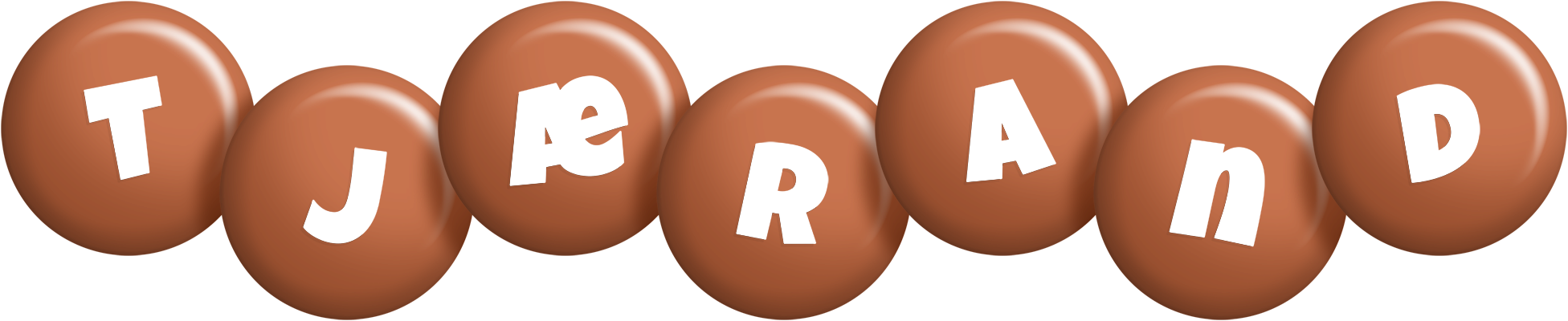 Tjærand candy-brown logo