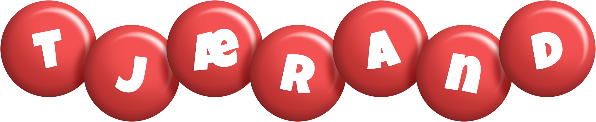 Tjærand candy-red logo