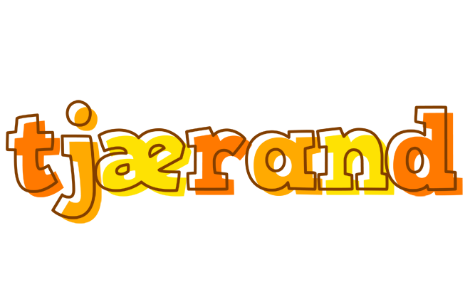 Tjærand desert logo