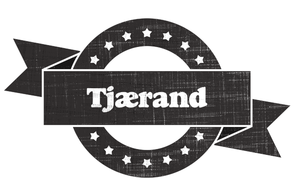 Tjærand grunge logo