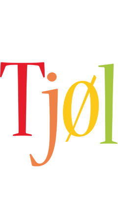 Tjøl birthday logo