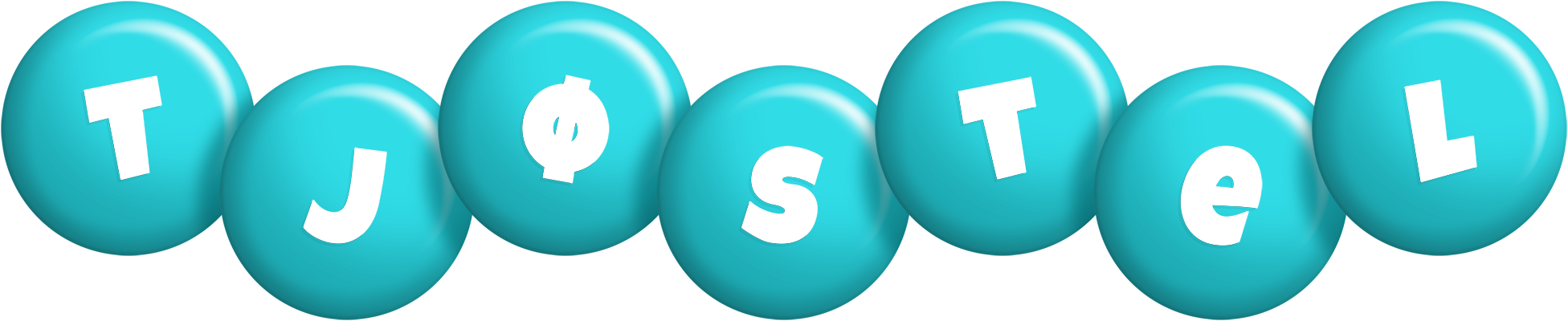 Tjøstel candy-azur logo