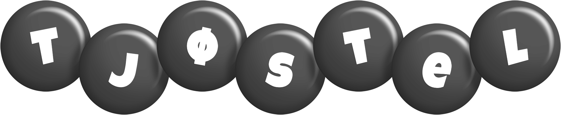 Tjøstel candy-black logo