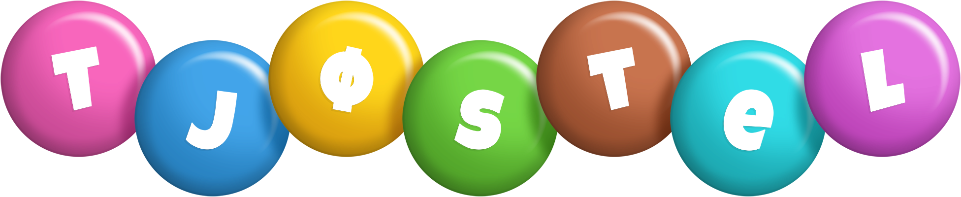 Tjøstel candy logo