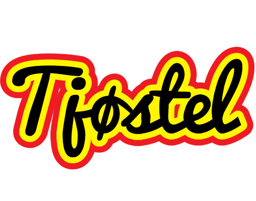 Tjøstel flaming logo