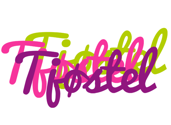 Tjøstel flowers logo