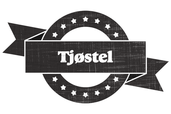 Tjøstel grunge logo