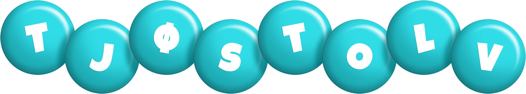 Tjøstolv candy-azur logo