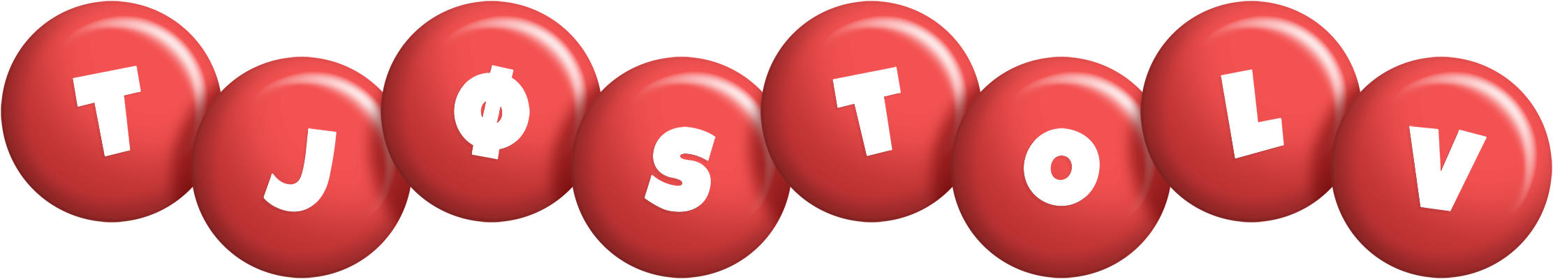 Tjøstolv candy-red logo