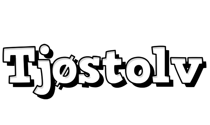 Tjøstolv snowing logo