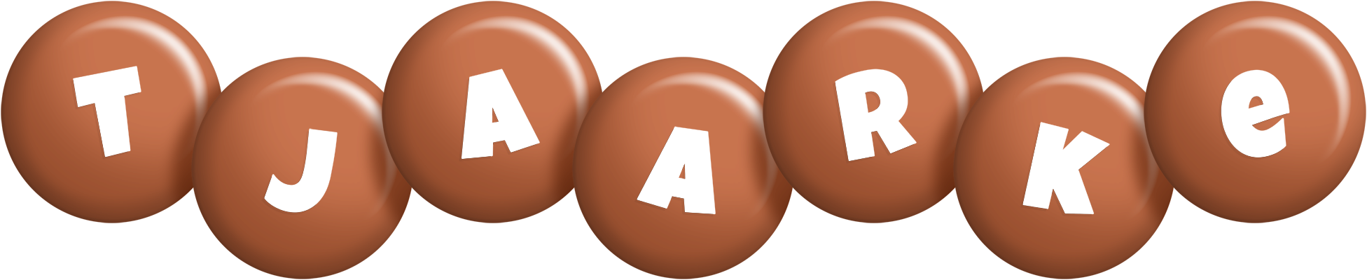 Tjaarke candy-brown logo