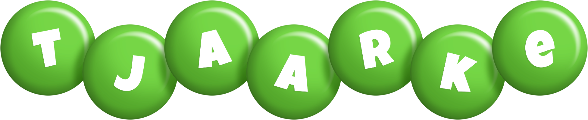 Tjaarke candy-green logo