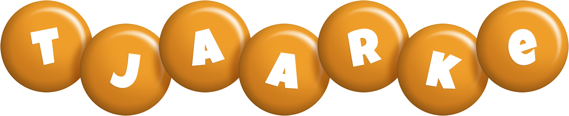 Tjaarke candy-orange logo