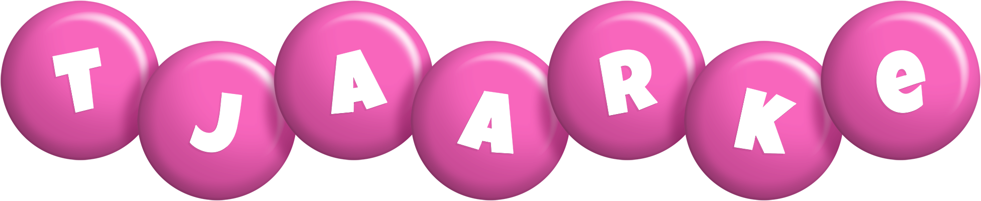 Tjaarke candy-pink logo