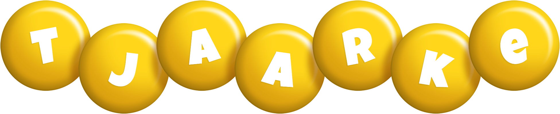 Tjaarke candy-yellow logo