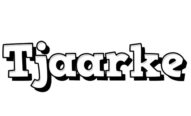Tjaarke snowing logo