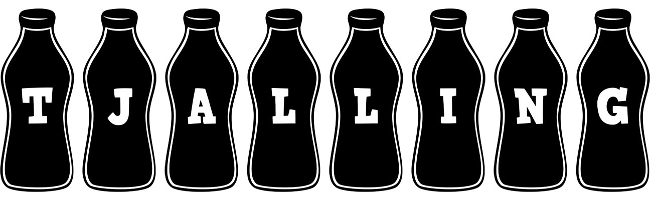Tjalling bottle logo