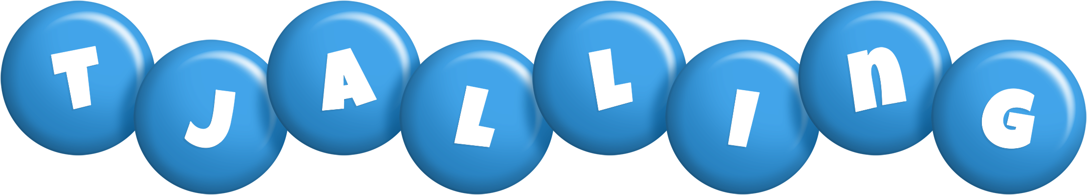 Tjalling candy-blue logo
