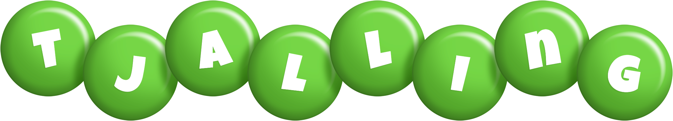 Tjalling candy-green logo