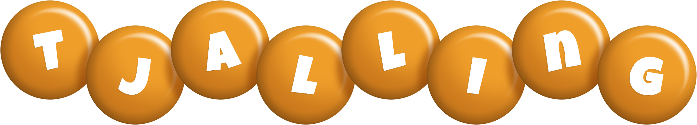 Tjalling candy-orange logo