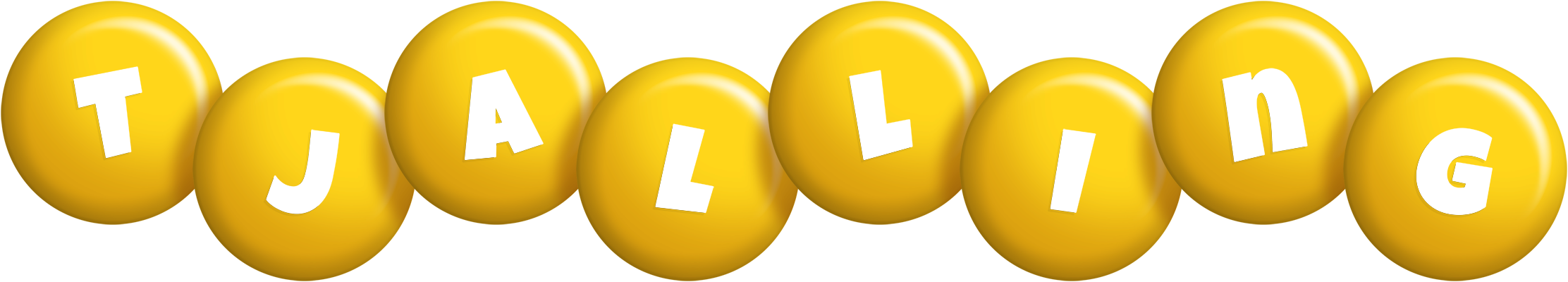 Tjalling candy-yellow logo