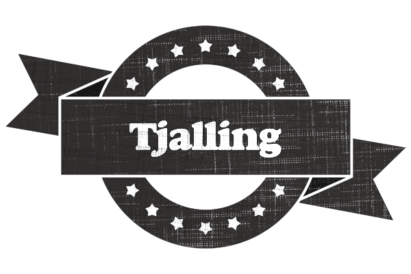 Tjalling grunge logo