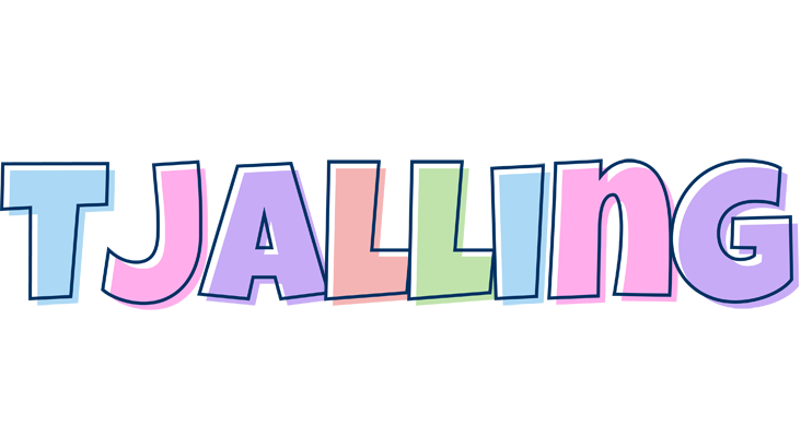 Tjalling pastel logo