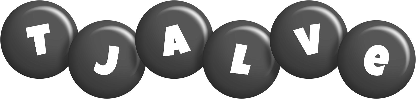 Tjalve candy-black logo