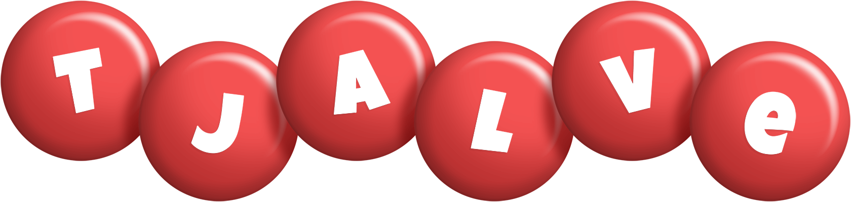Tjalve candy-red logo